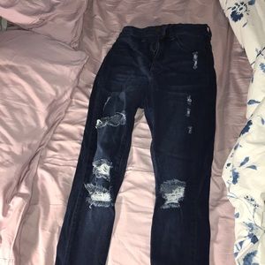 Fashion Nova Destructed Jeans